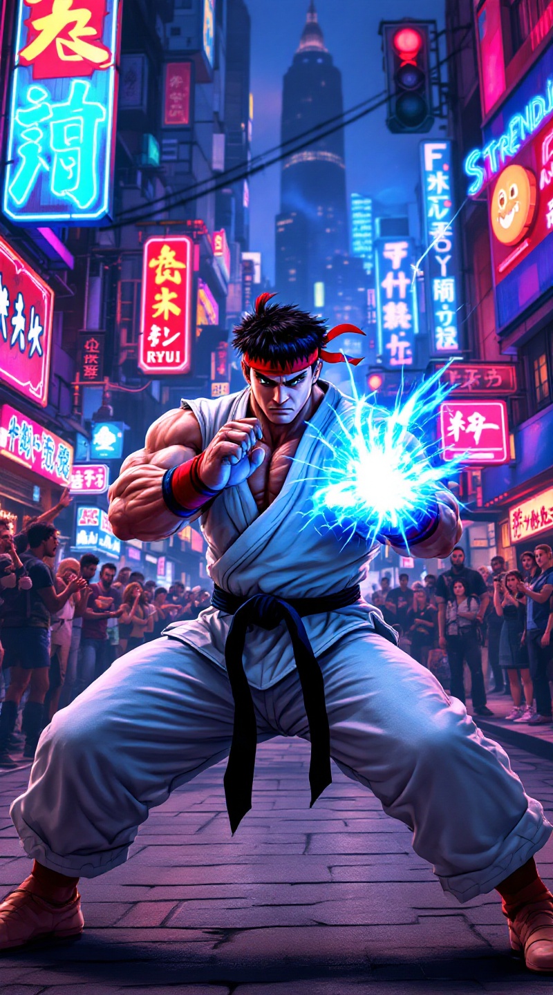 Hadouken de Ryu : Confrontation Urbaine
